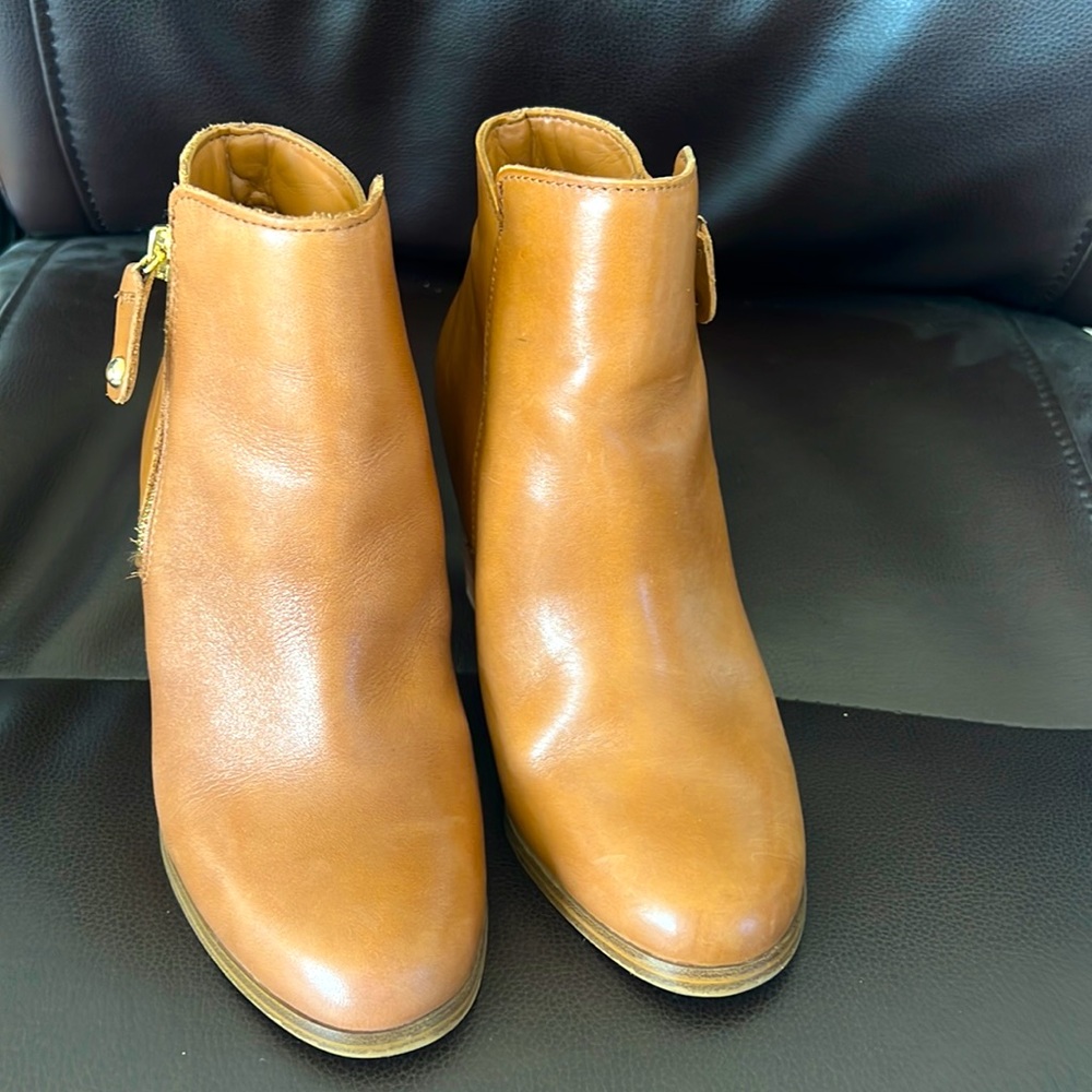 Aldo tan ankle booties